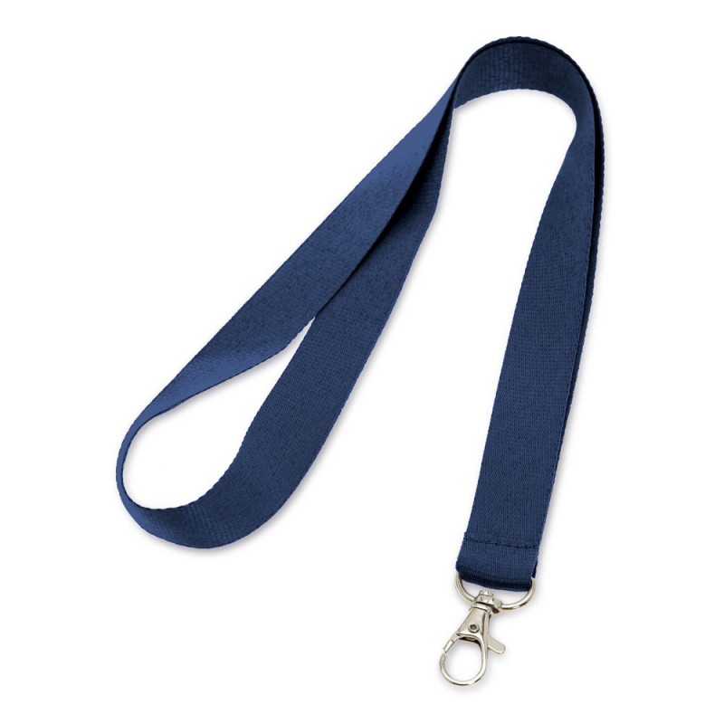 LARIAT. Lanyard cu carabina metal 94405.04, Albastru