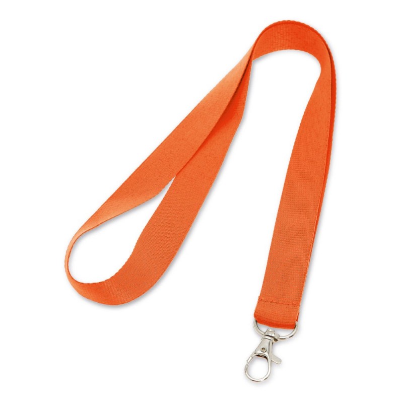 LARIAT. Lanyard cu carabina metal 94405.28, Portocaliu