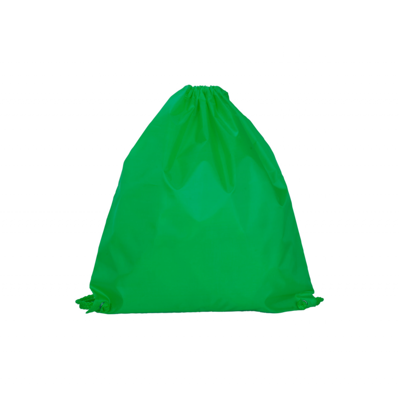 Rucsac cu siret din poliester 190T cu snur asortat si inel metalic JOCK AP806607, verde