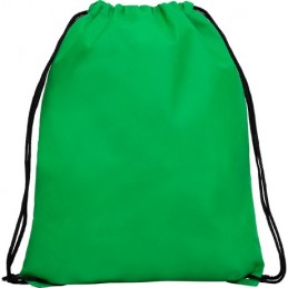 Rucsac cu siret din non-woven 80 gmp cu inel metalic CALAO 7151, verde