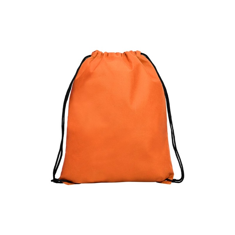 Rucsac cu siret din non-woven 80 gmp cu inel metalic CALAO 7151, orange