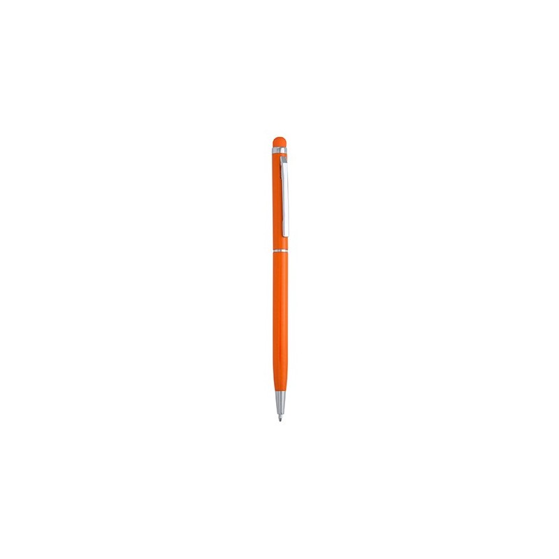 Pix metalic slim cu touch pen BAUME 8005 portocaliu