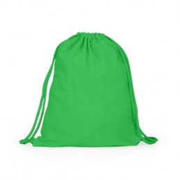 Rucsac cu siret bumbaC cu snur asortat CLASIC ADARE 7175, VERDE