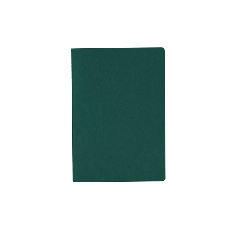 Caiet A5 din hartie reciclata colorat cu 60 file liniate Danica 8053 verde