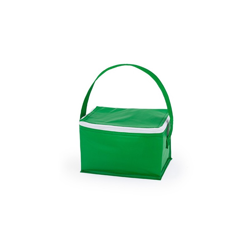 Geanta cooler 6 doze din PVC 21X15X15 CM TIBU 7603, verde