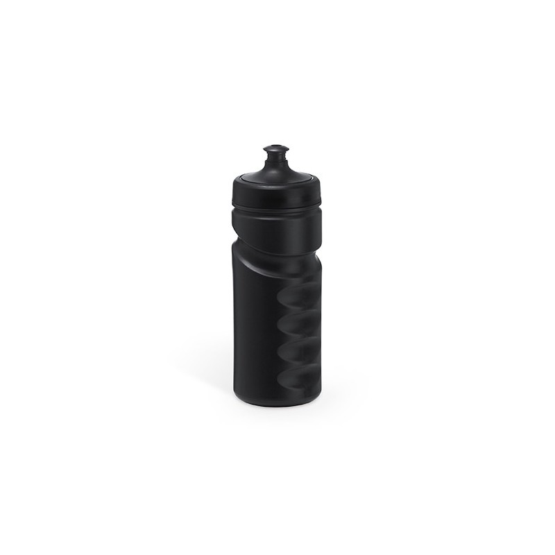 Bidon sticla 520 ml plastic pentru sport RUNNING 4046, negru