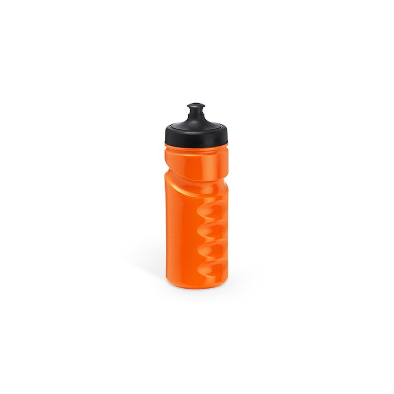 Bidon sticla 520 ml plastic pentru sport RUNNING 4046, PORTOCALIU