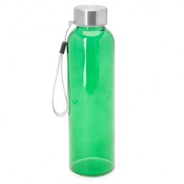 Bidon sticla 500 ml plastic COLORAT si dop din otel ALFE 4037, verde