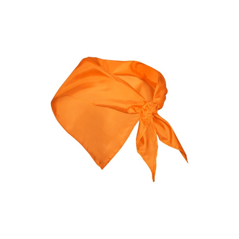 FESTERO. Unisex scarf in triangular shape used as an accessory in both male and female clothing - PN9003, ORANGE